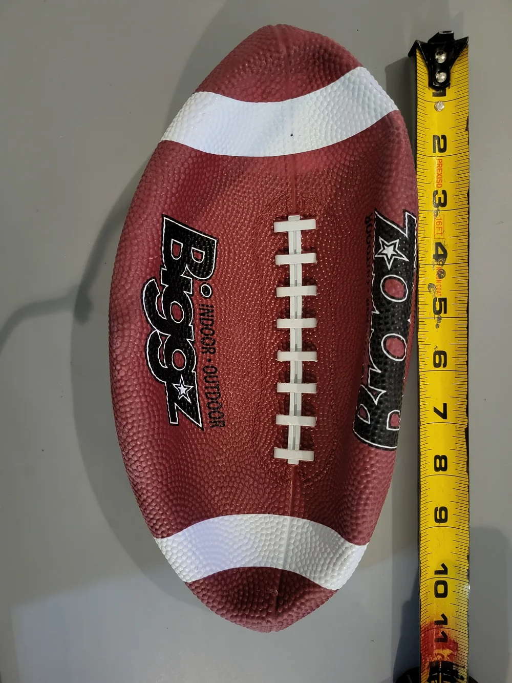 BIGGZ Indoor Outdoor Football Brown White